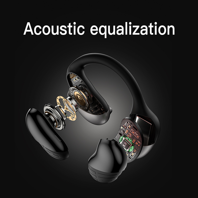 새로운 도착 OWS 스테레오 스포츠 헤드셋 감소 소음 귀 개방형 비즈니스 무선 헤드폰 Bluetooth